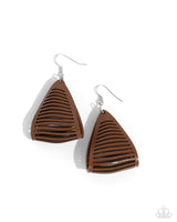 Paparazzi Accessories In and OUTBACK - Brown Earring