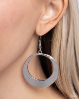 Paparazzi Accessories Urban Eclipse - Silver Earring