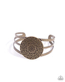 Paparazzi Accessories Head Over Hibiscus - Brass Bracelet