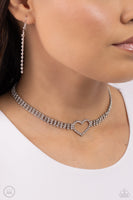 Paparazzi Accessories Rows of Romance - White Choker Necklace