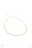 Paparazzi Accessories Cupid Catwalk - Gold Choker Necklace