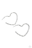 Paparazzi Accessories Summer Sweethearts - Silver Hoop Earring