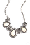 Paparazzi Accessories Rustic Remix - White Necklace Set