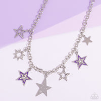 Paparazzi Accessories Starstruck Sentiment - Purple Necklace