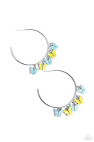 Paparazzi Accessories Bemusing Butterflies - Blue Earrings