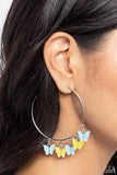 Paparazzi Accessories Bemusing Butterflies - Blue Earrings