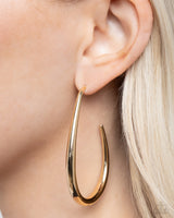 Paparazzi Accessories Exclusive Element - Gold Hoop Earring