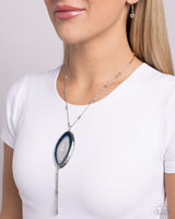 Paparazzi Accessories Geode Gamble - Blue Necklace