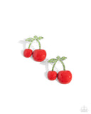 Paparazzi Accessories Charming Cherries - Red Earring