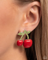 Paparazzi Accessories Charming Cherries - Red Earring