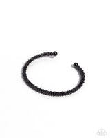 Paparazzi Accessories Twisted Trenchant - Black Bracelet