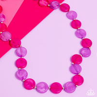 Paparazzi Accessories Bright Backdrop - Purple Necklace