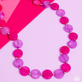 Paparazzi Accessories Bright Backdrop - Purple Necklace