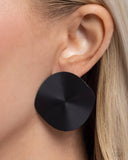 Paparazzi Accessories Moody Masterpiece - Black Earring