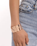 Paparazzi Accessories Sweetheart Setting - Rose Gold Bracelet