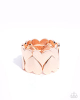 Paparazzi Accessories Sweetheart Setting - Rose Gold Bracelet