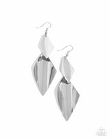 Paparazzi Accessories Skillfully Sheared - Silver Earrings