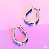 Paparazzi Accessories Generous Grace - Silver Hoop Earring