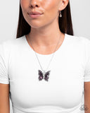 Paparazzi Accessories Magical Metamorphosis - Purple Butterfly Necklace