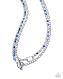 Paparazzi Accessories Mismatched Makeover - Blue Necklace