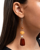 Paparazzi Accessories Creative Collection - Orange Earrings