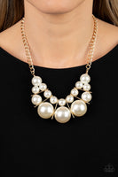 Paparazzi Accessories Challenge Accepted Gold/Pearl Necklace