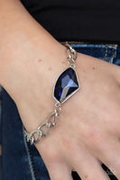 Paparazzi Accessories Galactic Grunge Blue Bracelet