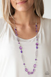 Paparazzi Accessories Quite Quintessence Purple Necklace