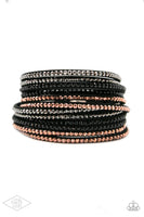 Paparazzi Accessories Do The Hustle Black Bracelet