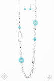 Paparazzi Accessories Artisan Artifact Blue Necklace Set