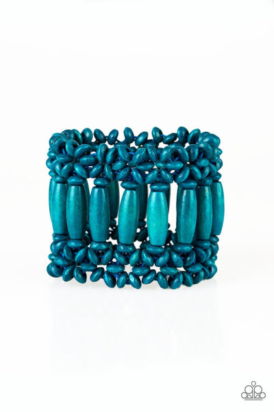 Paparazzi Accessories Barbados Beach Club Blue Bracelet