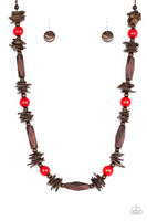 Paparazzi Accessories Cozumel Coast - Red Necklace