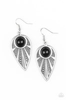 Paparazzi Accessories Take A WALKABOUT - Black Earrings