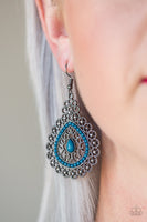 Paparazzi Accessories Carnival Courtesan - Blue Earring