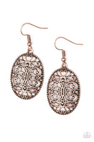 Paparazzi Accessories Wistfully Whimsical Copper Earring