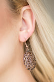 Paparazzi Accessories Wistfully Whimsical Copper Earring