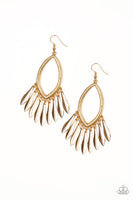 Paparazzi Accessories My FLAIR Lady - Gold Earrings