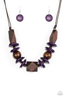 Paparazzi Accessories Pacific Paradise Purple Necklace Set