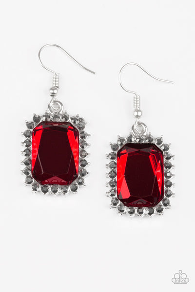 Paparazzi Accessories Downtown Dapper Red Earring