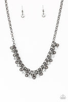 Paparazzi Accessories Wall Street Winner Black Necklace Set