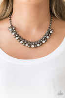 Paparazzi Accessories Wall Street Winner Black Necklace Set