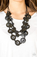 Paparazzi Accessories Catalina Coastin  Black Necklace Set