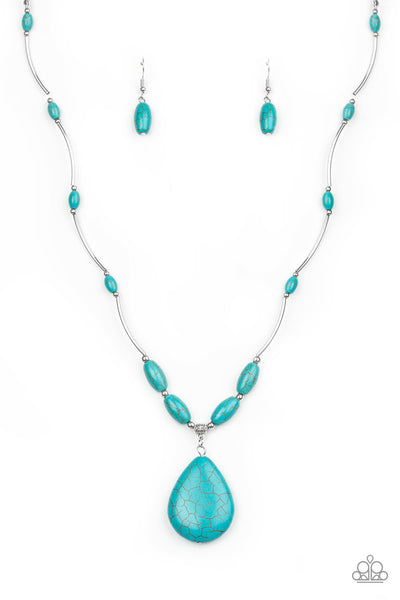 Paparazzi Accessories Explore the Elements Blue Necklace