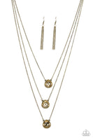 Paparazzi Accessories Once In A MILLIONAIRE - Brass Necklace