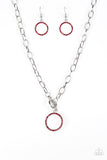 Paparazzi Accessories All In Favor Red Necklace