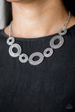 Paparazzi Accessories Basically Baltic - Silver Necklace Set