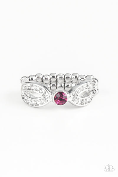 Paparazzi Accessories Extra Side Of Elegance - Pink Ring