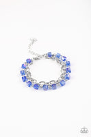 Paparazzi Accessories Life of the Block Party Blue Bracelet