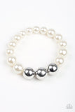 Paparazzi Accessories All Dressed Uptown White Bracelet