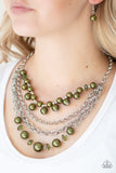 Paparazzi Accessories Rockin Rockette - Green Necklace Set